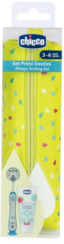 CHICCO SET DENTALE 3-6 YEARS AZZURRO - Gruppofarmastore.it