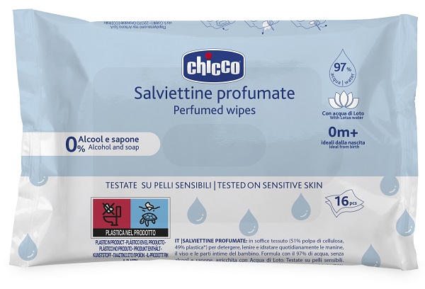 CHICCO SALVIETTE POCKET 16 PEZZI - Gruppofarmastore.it