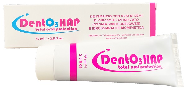 DENTO3 HAP DENTIFRICIO OZONO E IDROSSIAPATITE 75 ML - Gruppofarmastore.it