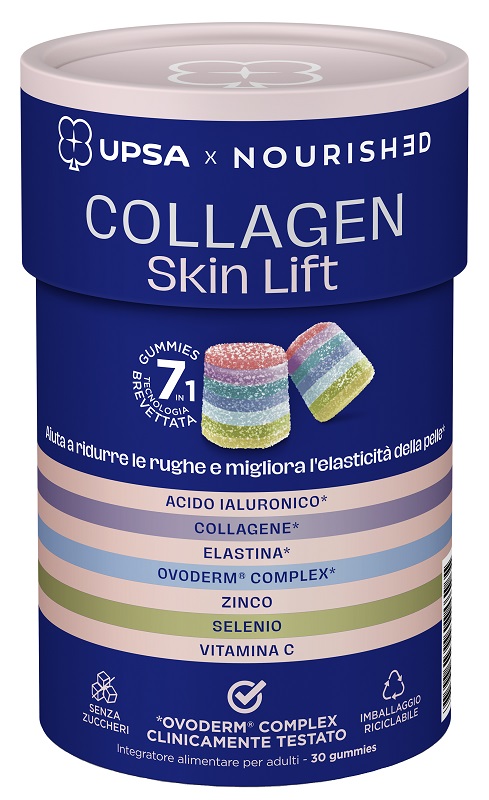 UPSA X NOURISHED COLLAGEN SKIN LIFT 30 GUMMIES - Gruppofarmastore.it