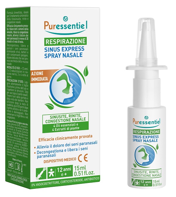 PURESSENTIEL SINUS SPRAY RESPIRAZIONE 15 ML - Gruppofarmastore.it