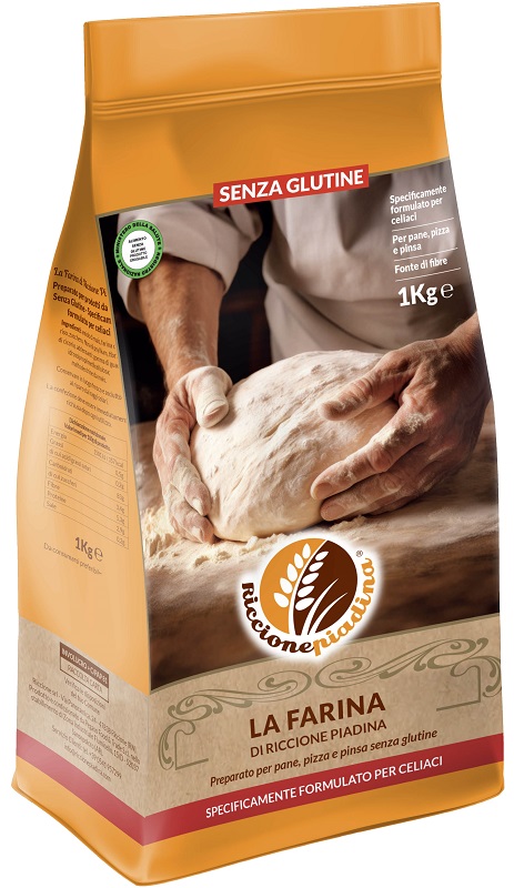 RICCIONE PIADINA FARINA PREPARATO PER PRODOTTI DA FORNO 1 KG - Gruppofarmastore.it