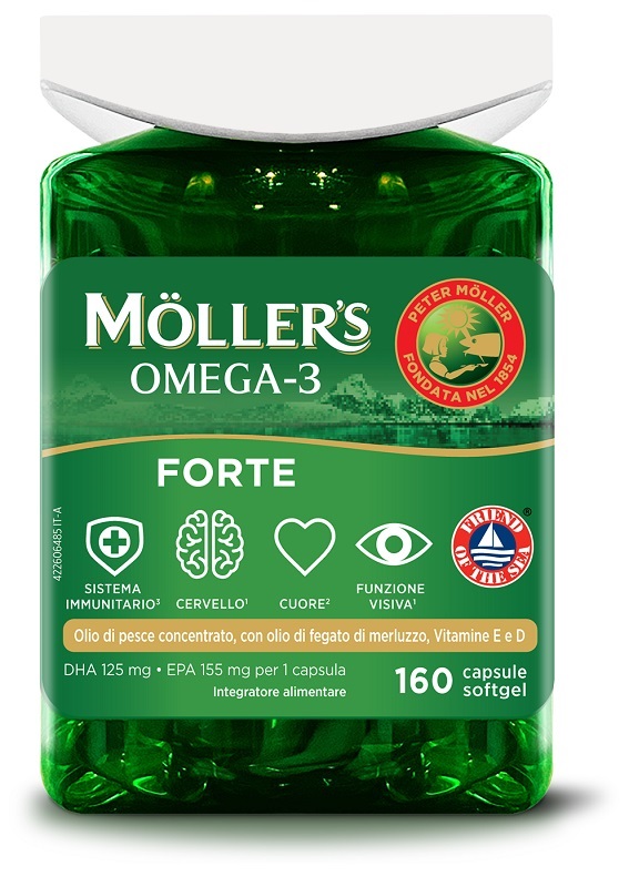 MOLLER'S OMEGA 3 FORTE 160 CAPSULE - Gruppofarmastore.it