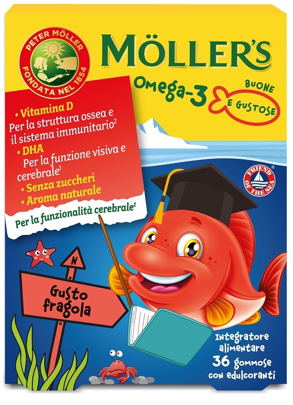 MOLLER'S OMEGA 3 JELLY FISH 36 GOMMOSE - Gruppofarmastore.it
