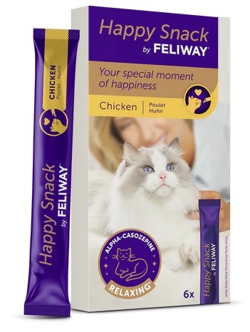 FELIWAY HAPPY SNACK POLLO 6 STICKS - Gruppofarmastore.it