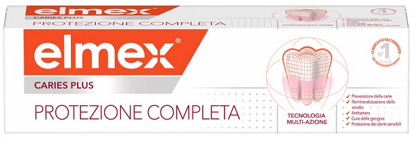 ELMEX DENTIFRICIO CARIES PLUS PROTEZIONE COMPLETA 75 ML - Gruppofarmastore.it