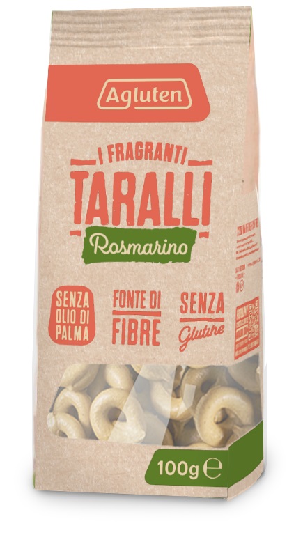 AGLUTEN TARALLI ROSMARINO 100 G - Gruppofarmastore.it
