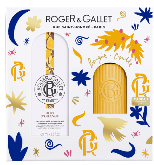 ROGER&GALLET SET NATALE BO 100 ML + CANDELA - Gruppofarmastore.it