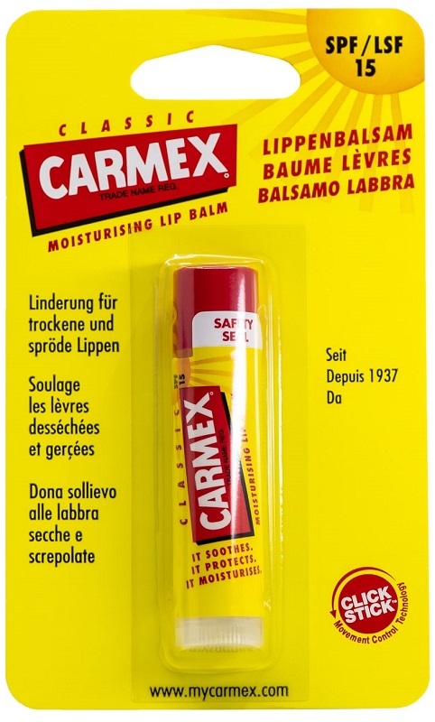 CARMEX BALSAMO LABBRA CLASSICO SPF15 4,25 G - Gruppofarmastore.it