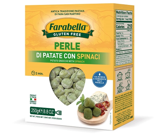FARABELLA PERLE PATATE SPINACI 250 G - Gruppofarmastore.it
