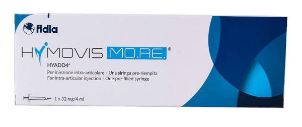 SIRINGA INTRA-ARTICOLARE PRERIEMPITA HYMOVIS MO RE HYADD4 ESADECILLAMIDE ACIDO IALURONICO 32MG/4ML 4 ML - Gruppofarmastore.it