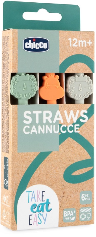 CHICCO CANNUCCE SILICONE 12 MESI+ - Gruppofarmastore.it