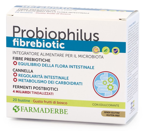 ROBIOPHILUS FIBREBIOTIC 20 BUSTINE 5 G - Gruppofarmastore.it