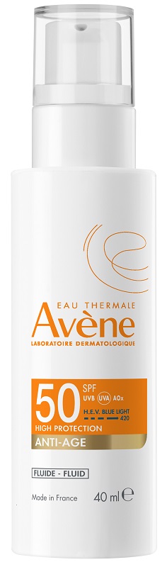 EAU THERMALE AVENE SOLARE FLUIDO ANTI-ETA' SPF 50 40 ML - Gruppofarmastore.it