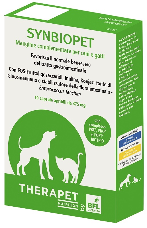 SYNBIOPET THERAPET 10 CAPSULE - Gruppofarmastore.it