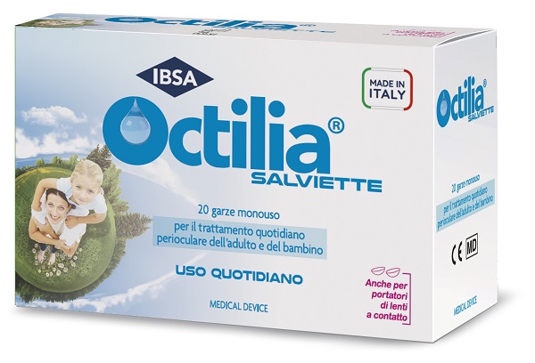 OCTILIA SALVIETTE PERIOCULARI 20 GARZE IN VISCOSA NON STERILI - Gruppofarmastore.it