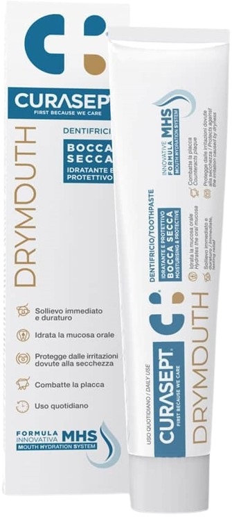 CURASEPT DRYMOUTH DENTIFRICIO 75 ML - Gruppofarmastore.it