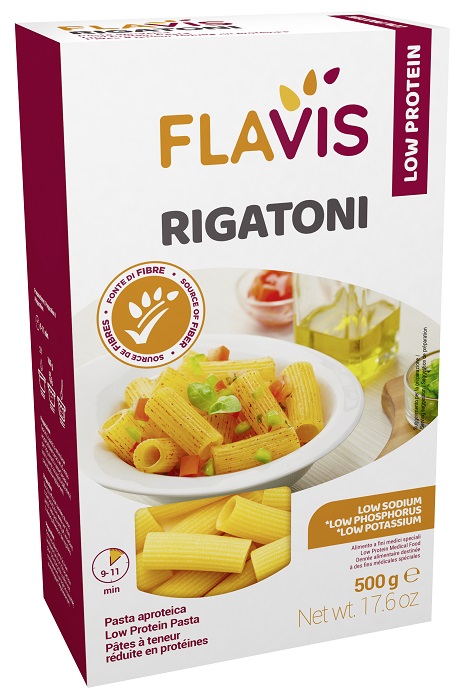 FLAVIS RIGATONI APROTEICI 500 G - Gruppofarmastore.it