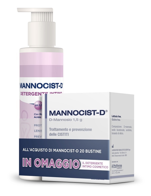 MANNOCIST-D 20 BUSTE + MANNOCIST-D DETERGENTE 300 ML OMAGGIO - Gruppofarmastore.it