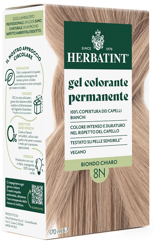 HERBATINT 8N BIONDO CHIARO 170 ML - Gruppofarmastore.it