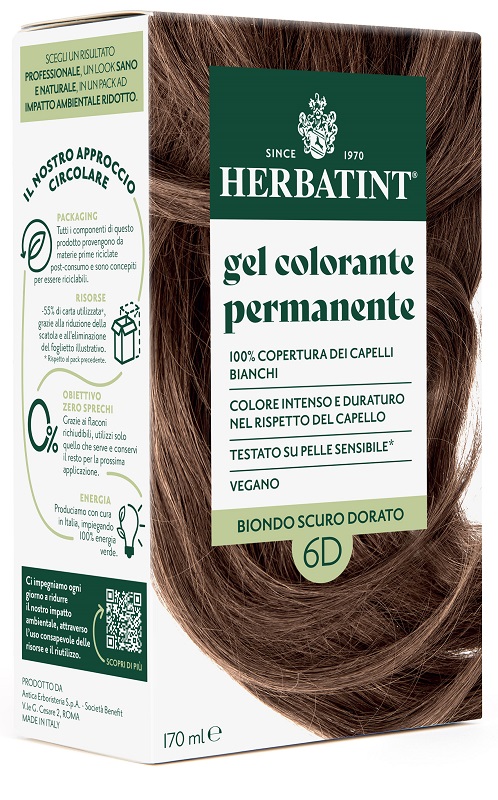 HERBATINT 6D BIONDO SCURO DORATO 170 ML - Gruppofarmastore.it