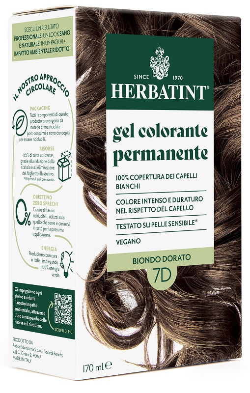 HERBATINT 7D BIONDO DORATO 170 ML - Gruppofarmastore.it