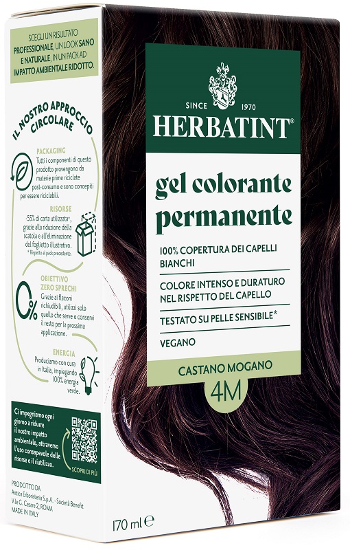 HERBATINT 4M CASTANO MOGANO 170 ML - Gruppofarmastore.it