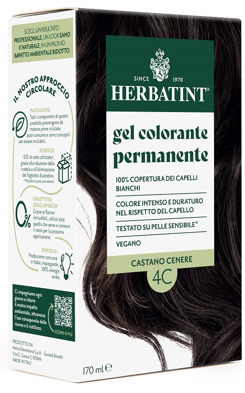 HERBATINT 4C CASTANO CENERE 170 ML - Gruppofarmastore.it