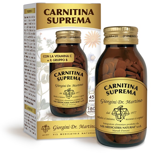 CARNITINA SUPREMA 180 PASTIGLIE 90 G - Gruppofarmastore.it