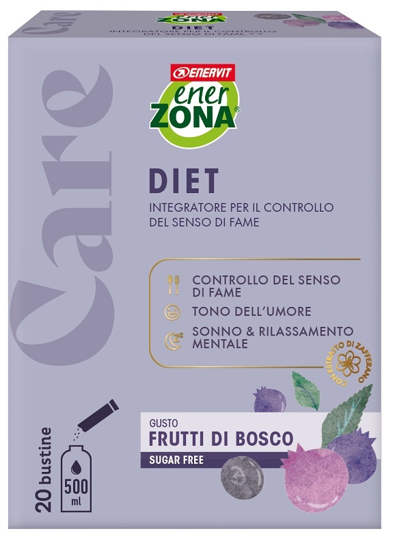 ENERZONA CARE DIET FRUTTI DI BOSCO 20 BUSTINE - Gruppofarmastore.it