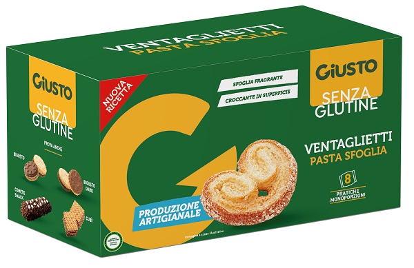 GIUSTO SENZA GLUTINE VENTAGLIETTI 80 G - Gruppofarmastore.it