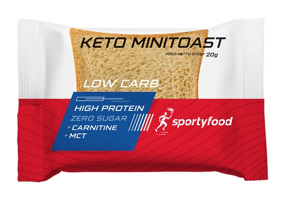 SPORTYFOOD KETO MINITOAST 20 G - Gruppofarmastore.it