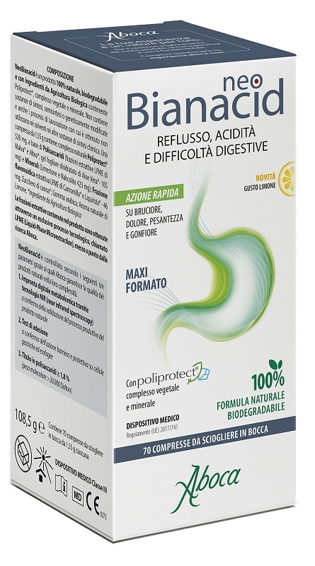 NEOBIANACID 70 COMPRESSE LIMONE - Gruppofarmastore.it