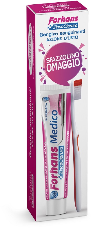 FORHANS DENTIFRICIO MEDICO + SPAZZOLINO - Gruppofarmastore.it
