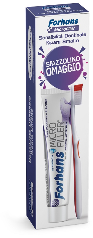 FORHANS DENTIFRICIO MICROFILLER + SPAZZOLINO - Gruppofarmastore.it