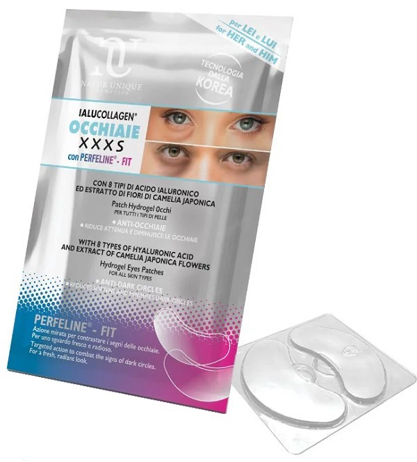 NATUR UNIQUE IALUCOLLAGEN OCCHIAIE XXXS PATCH HYDROGEL 2 PEZZI - Gruppofarmastore.it