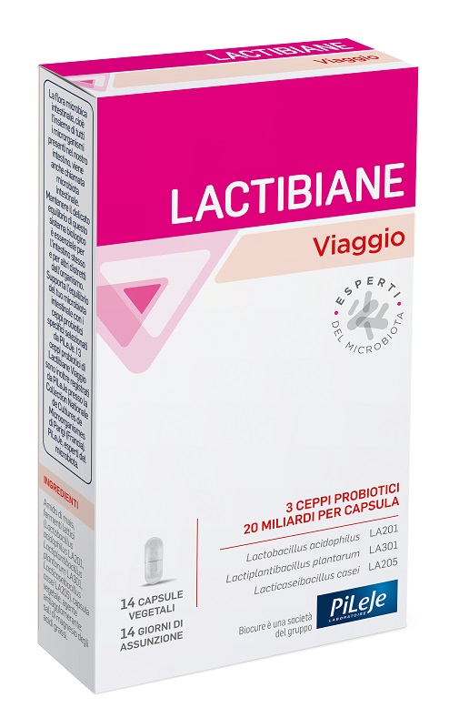 LACTIBIANE VIAGGIO 14 CAPSULE VEGETALI - Gruppofarmastore.it