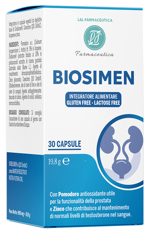 BIOSIMEN 30 CAPSULE 660 MG SENZA GLUTINE SENZA LATTOSIO - Gruppofarmastore.it