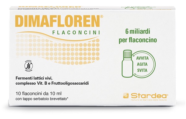 DIMAFLOREN 6 MILIARDI 10 FLACONCINI DA 10 ML SENZA GLUTINE - Gruppofarmastore.it
