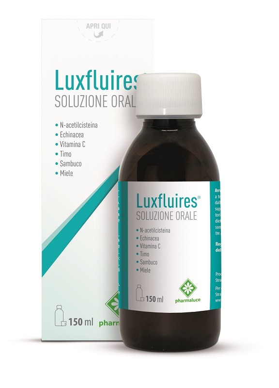 LUXFLUIRES SOLUZIONE ORALE 150 ML SENZA GLUTINE NATURALMENTE PRIVO DI LATTOSIO - Gruppofarmastore.it