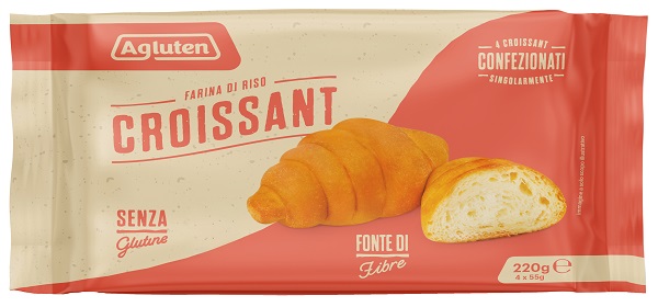 AGLUTEN CROISSANT CLASSICI 4 PEZZI DA 50 G LATTE DELATTOSATO - Gruppofarmastore.it