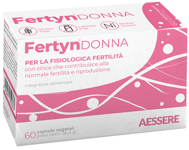 FERTYN DONNA 60 CAPSULE VEGETALI SENZA GLUTINE SENZA LATTOSIO - Gruppofarmastore.it