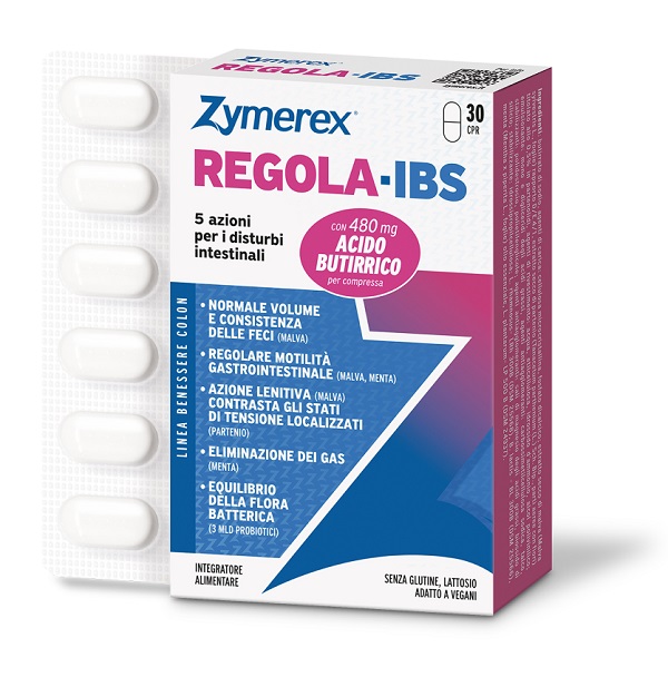 ZYMEREX REGOLA-IBS 30 COMPRESSE SENZA GLUTINE SENZA LATTOSIO - Gruppofarmastore.it
