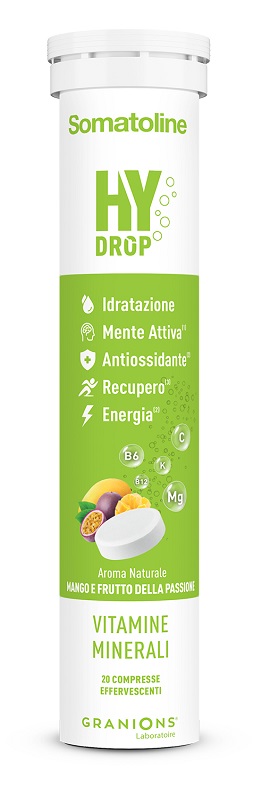 SOMATOLINE HYDROP MANGO & FRUTTO DELLA PASSIONE 20 COMPRESSE EFFERVESCENTI - Gruppofarmastore.it
