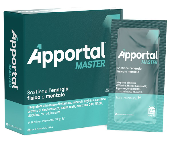 APPORTAL MASTER 14 BUSTINE DA 7,5 G CON EDULCORANTE GUSTO ARANCIA E PASSION FRUIT SENZA GLUTINE SENZA LATTOSIO - Gruppofarmastore.it