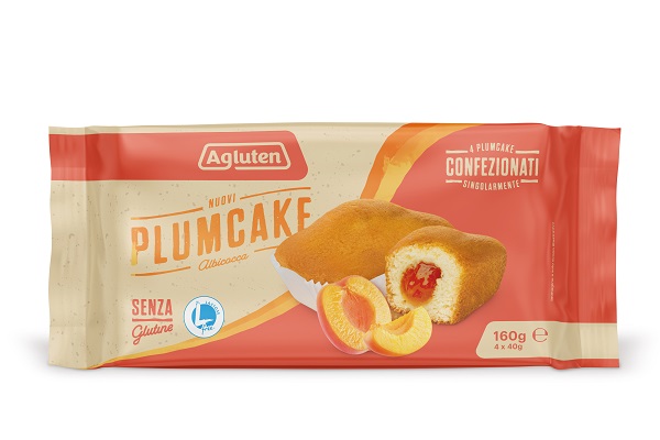 AGLUTEN NUOVI PLUMCAKE ALBICOCCA 4 PEZZI DA 40 G - Gruppofarmastore.it