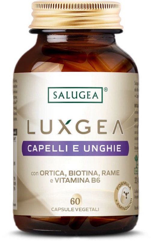 LUXGEA CAPELLI E UNGHIE SALUGEA 60 CAPSULE VEGETALI SENZA GLUTINE SENZA LATTOSIO - Gruppofarmastore.it