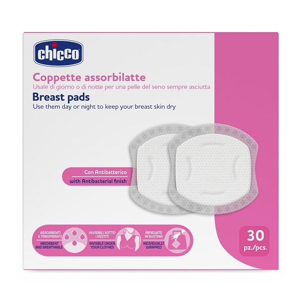 CHICCO COPPETTE ASSORBILATTE 30 PEZZI 2026 - Gruppofarmastore.it