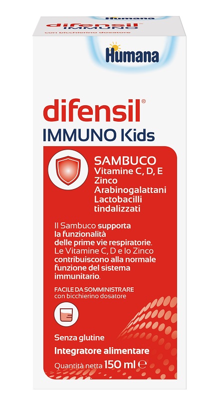 DIFENSIL IMMUNO KIDS 150 ML SENZA GLUTINE - Gruppofarmastore.it