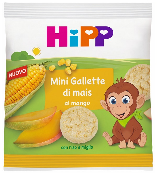 HIPP MINI GALLETTE MAIS MANGO 23 G - Gruppofarmastore.it